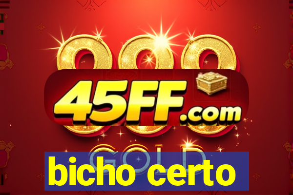 bicho certo
